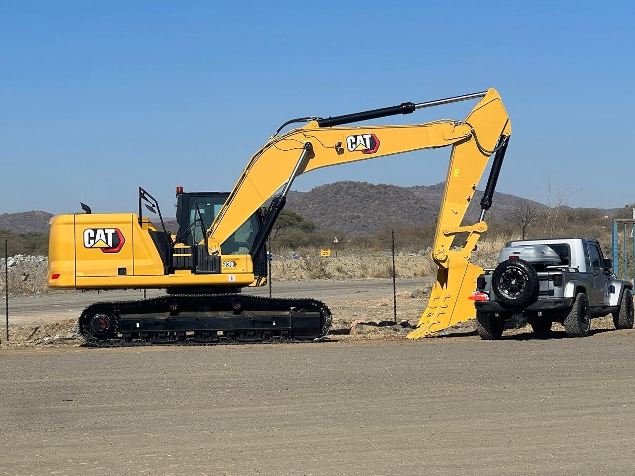 Cat excavator