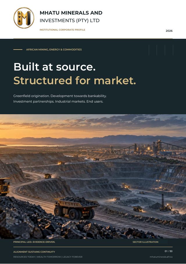 Cover of Mhatu Profile A, the institutional corporate profile